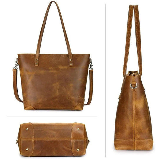 Vintage-Ledertasche