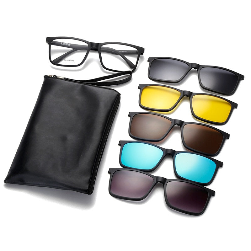 Sonnenbrille Mit Mehreren Clips