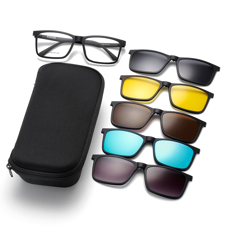 Sonnenbrille Mit Mehreren Clips