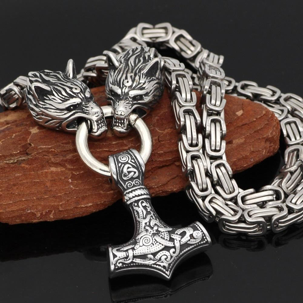 Thor Hammer Anhänger Halskette