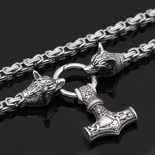 Thor Hammer Anhänger Halskette