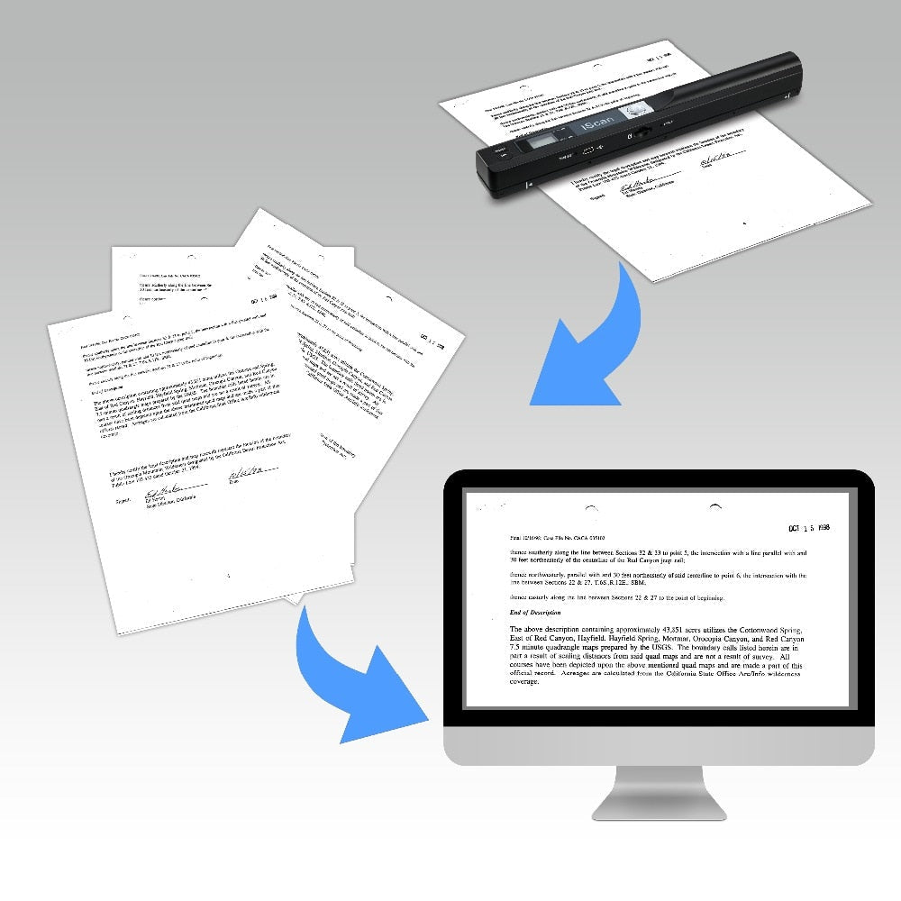 Tragbarer Handheld-Scanner