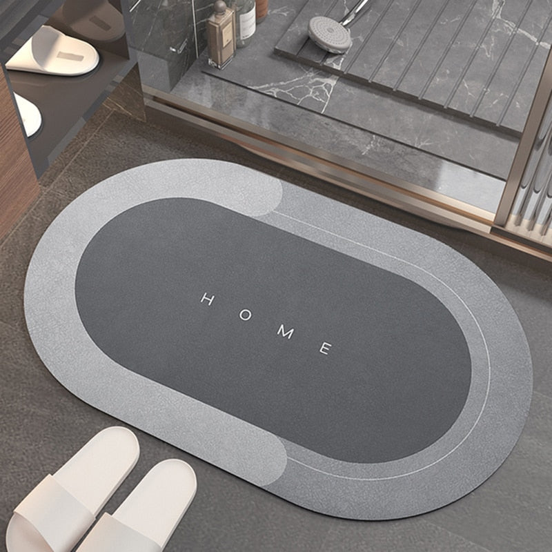Ultra-Absorbierender Ovaler Badteppich