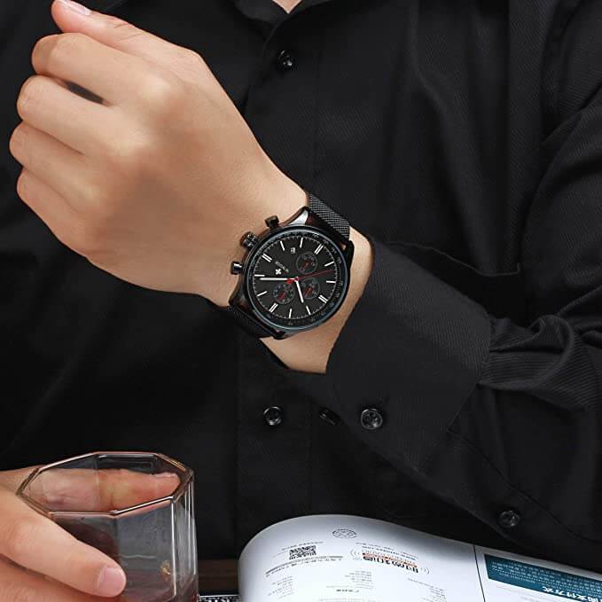 Ultradünne Chronographen-Armbanduhr