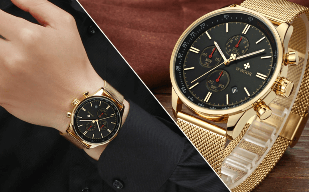 Ultradünne Chronographen-Armbanduhr