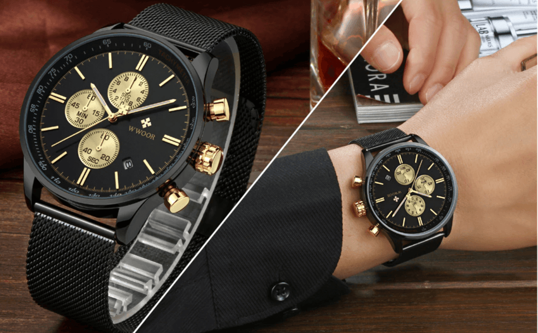 Ultradünne Chronographen-Armbanduhr