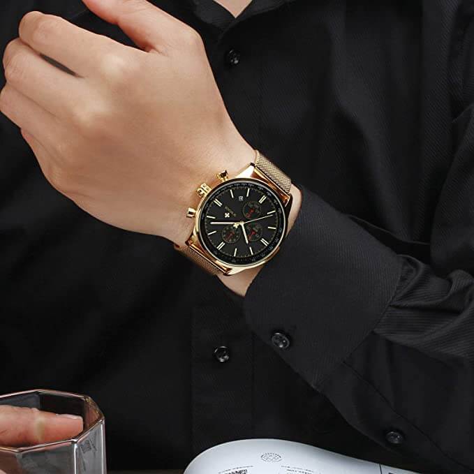 Ultradünne Chronographen-Armbanduhr