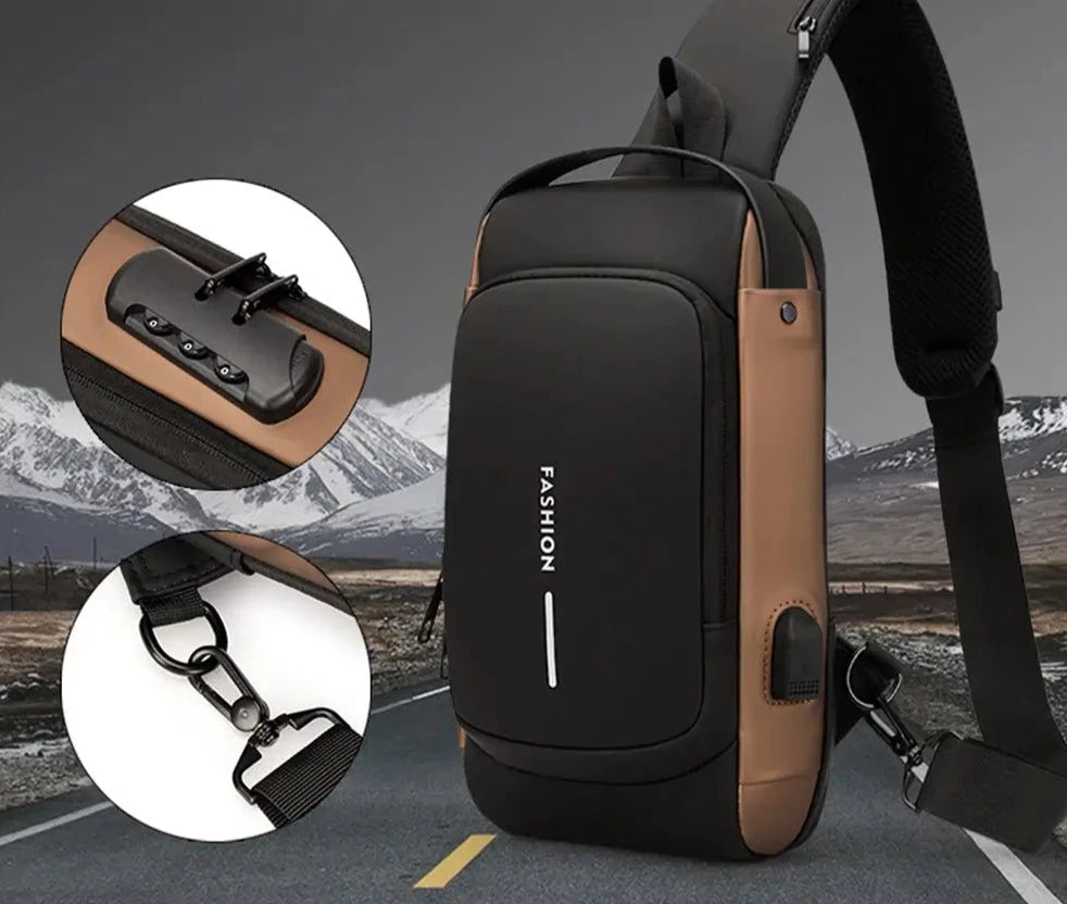 Usb-Lade Crossbody Tasche