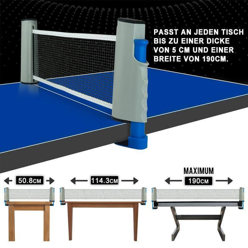 Versenkbares Tischtennisnetz