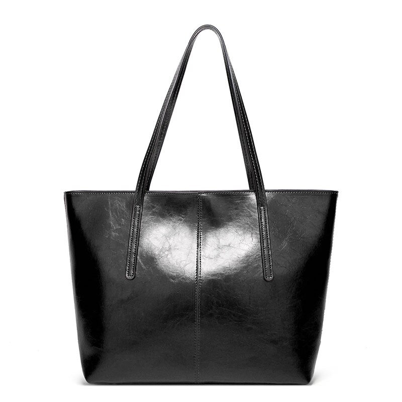 Vintage Öl Wachs Leder Tote Tasche