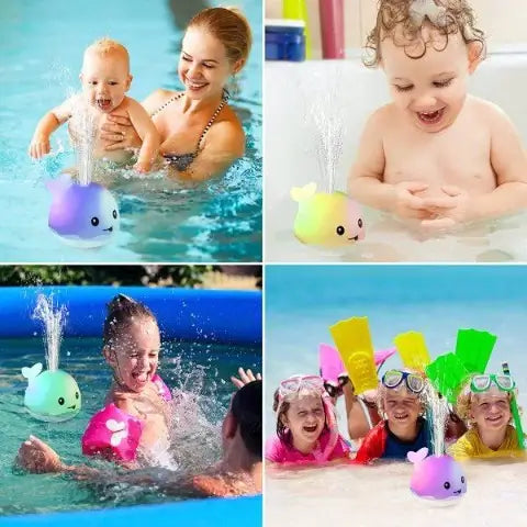 Wassersprüh-Wal Badespielzeug