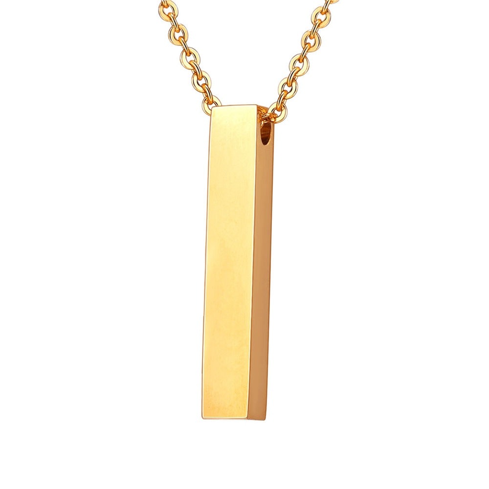 Würfel Bar Anhänger Halskette