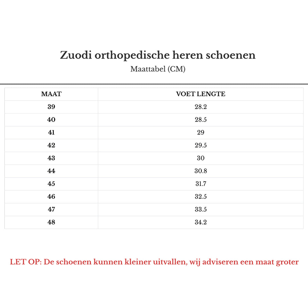 Orthopädische Herrenschuhe Zuodi