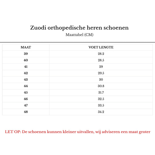 Orthopädische Herrenschuhe Zuodi
