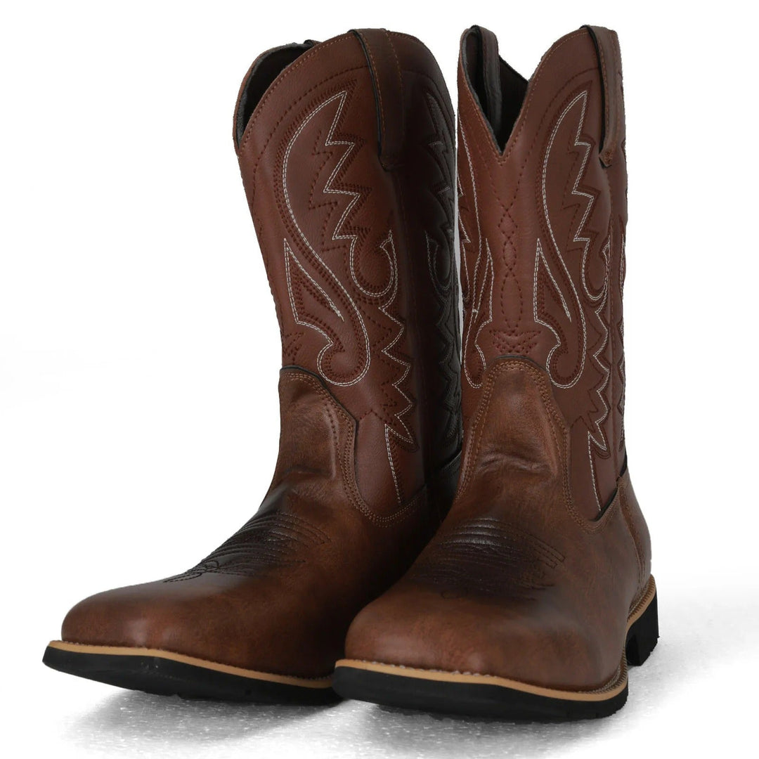 Cowboystiefel aus Leder für Männer