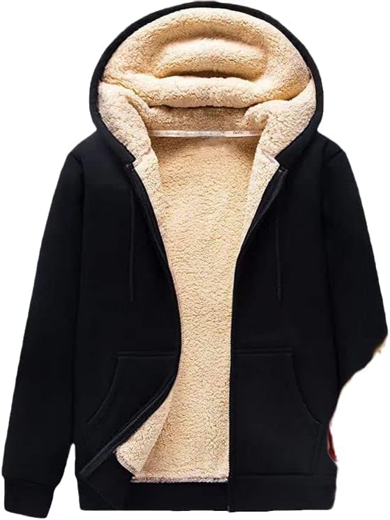 Warme dicke Fleecejacke für Männer