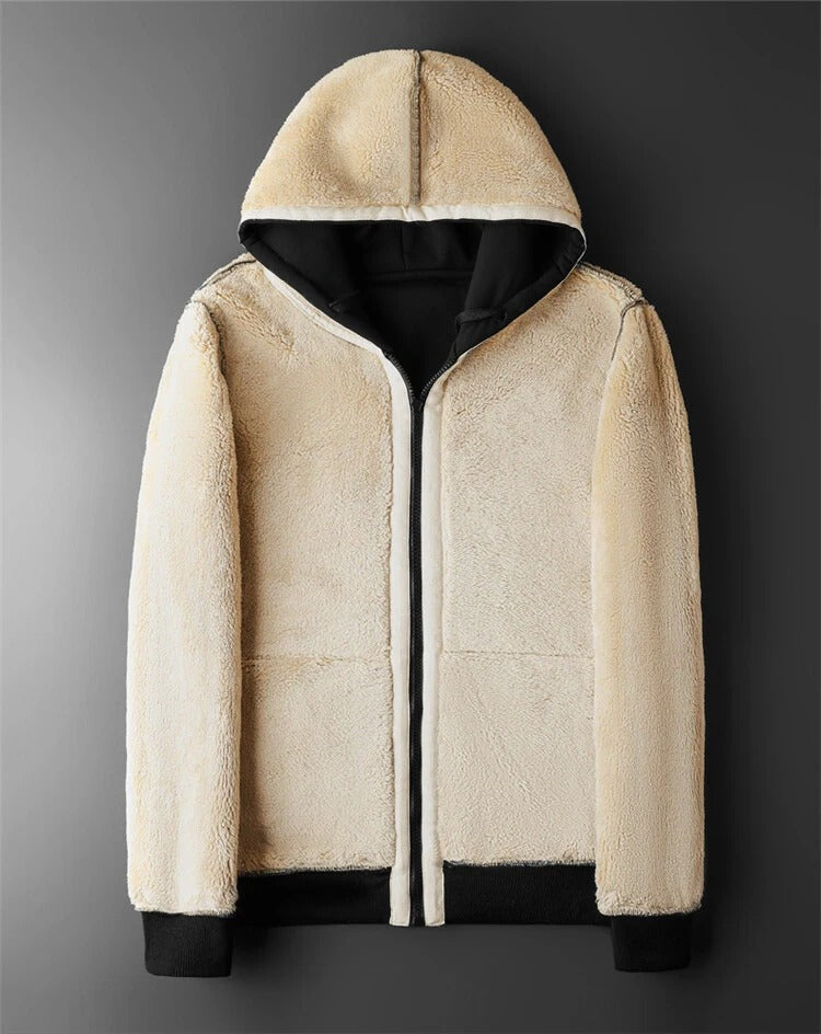 Warme dicke Fleecejacke für Männer