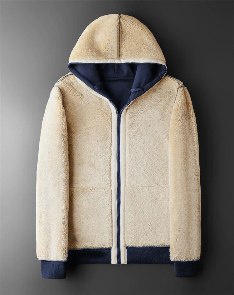 Warme dicke Fleecejacke für Männer