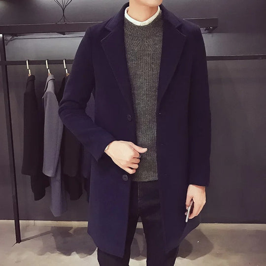 Slim fit zakelijke herenjas