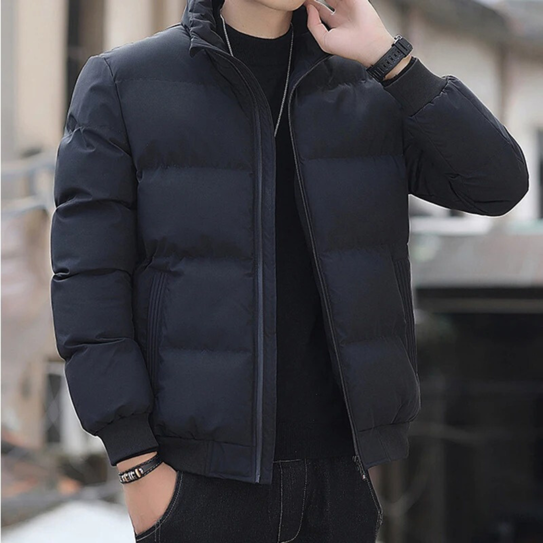 Gefütterte Winterjacke aus Baumwolle für Männer