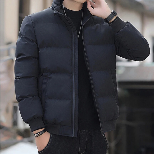 Gefütterte Winterjacke aus Baumwolle für Männer