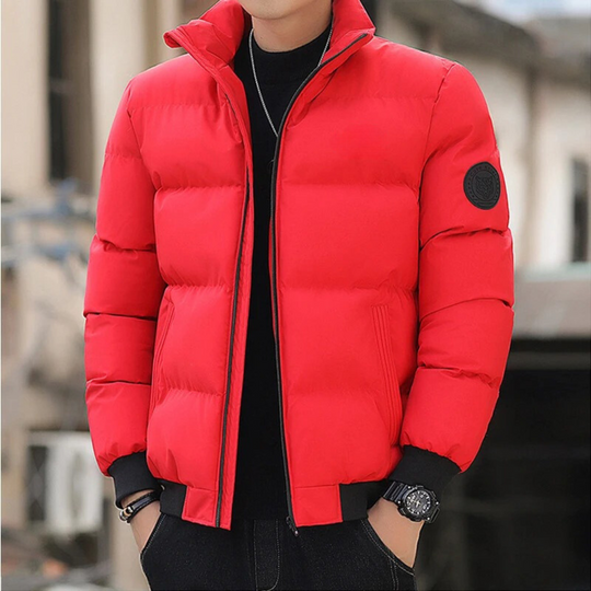 Gefütterte Winterjacke aus Baumwolle für Männer