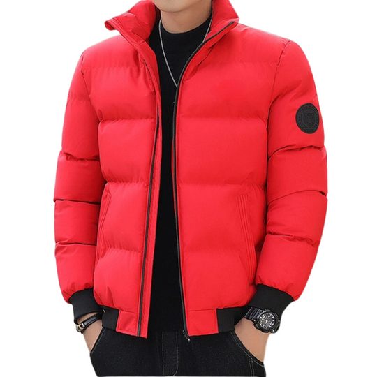 Gefütterte Winterjacke aus Baumwolle für Männer