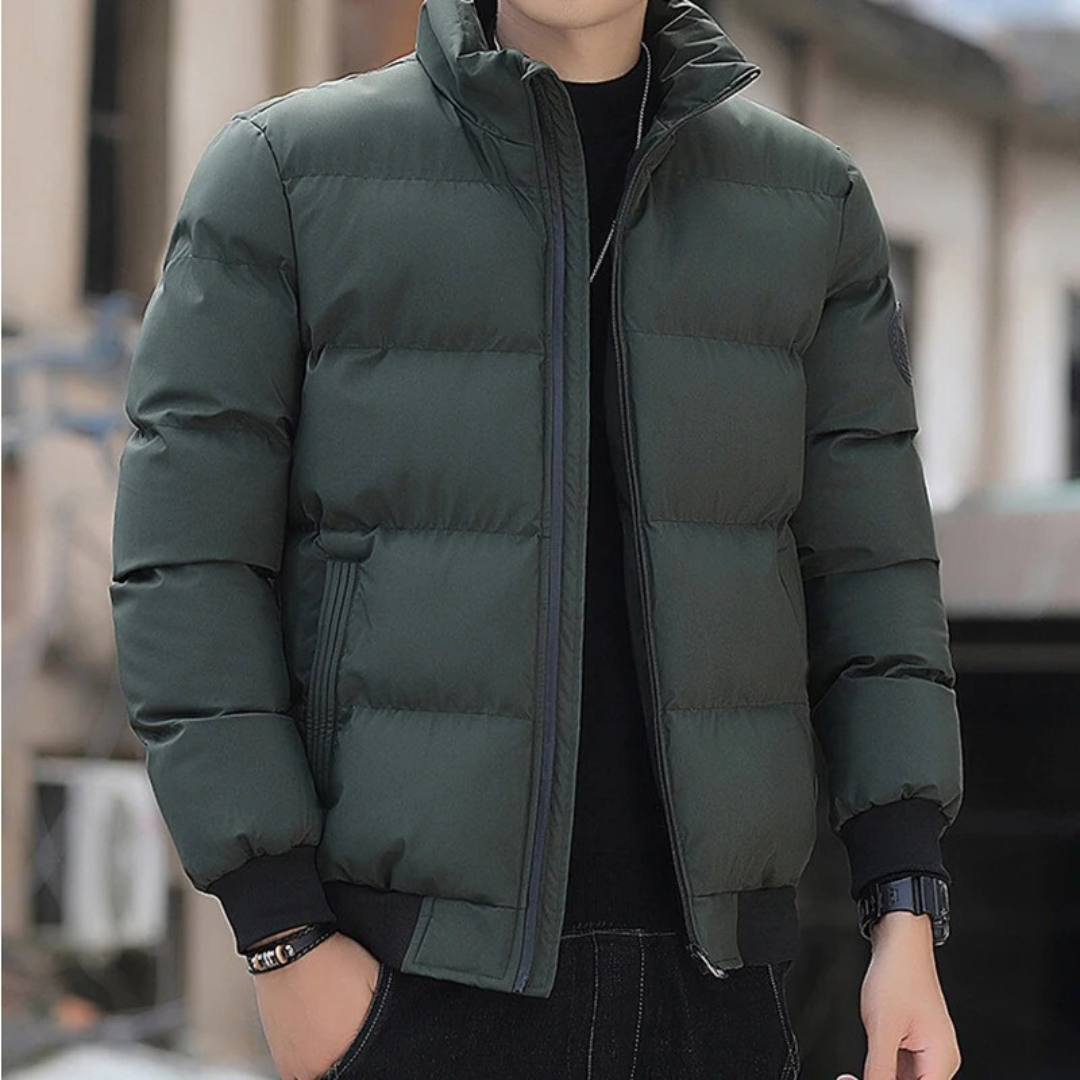 Gefütterte Winterjacke aus Baumwolle für Männer