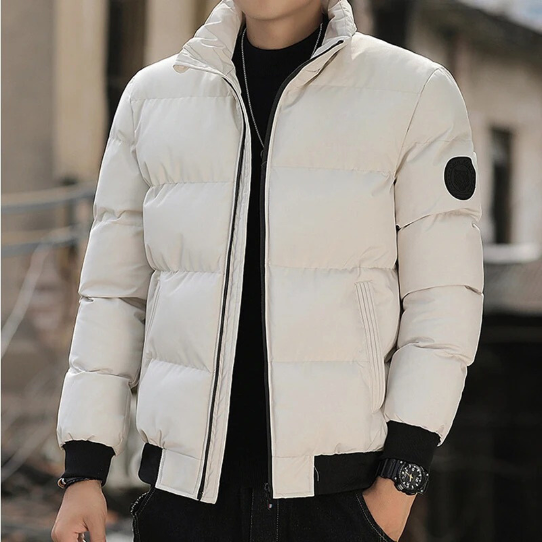 Gefütterte Winterjacke aus Baumwolle für Männer