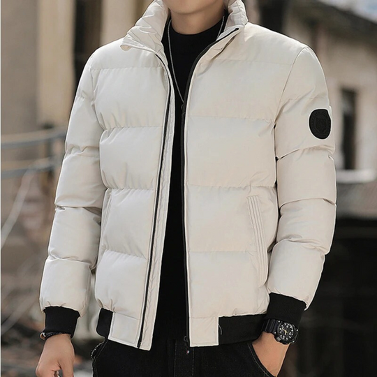 Gefütterte Winterjacke aus Baumwolle für Männer