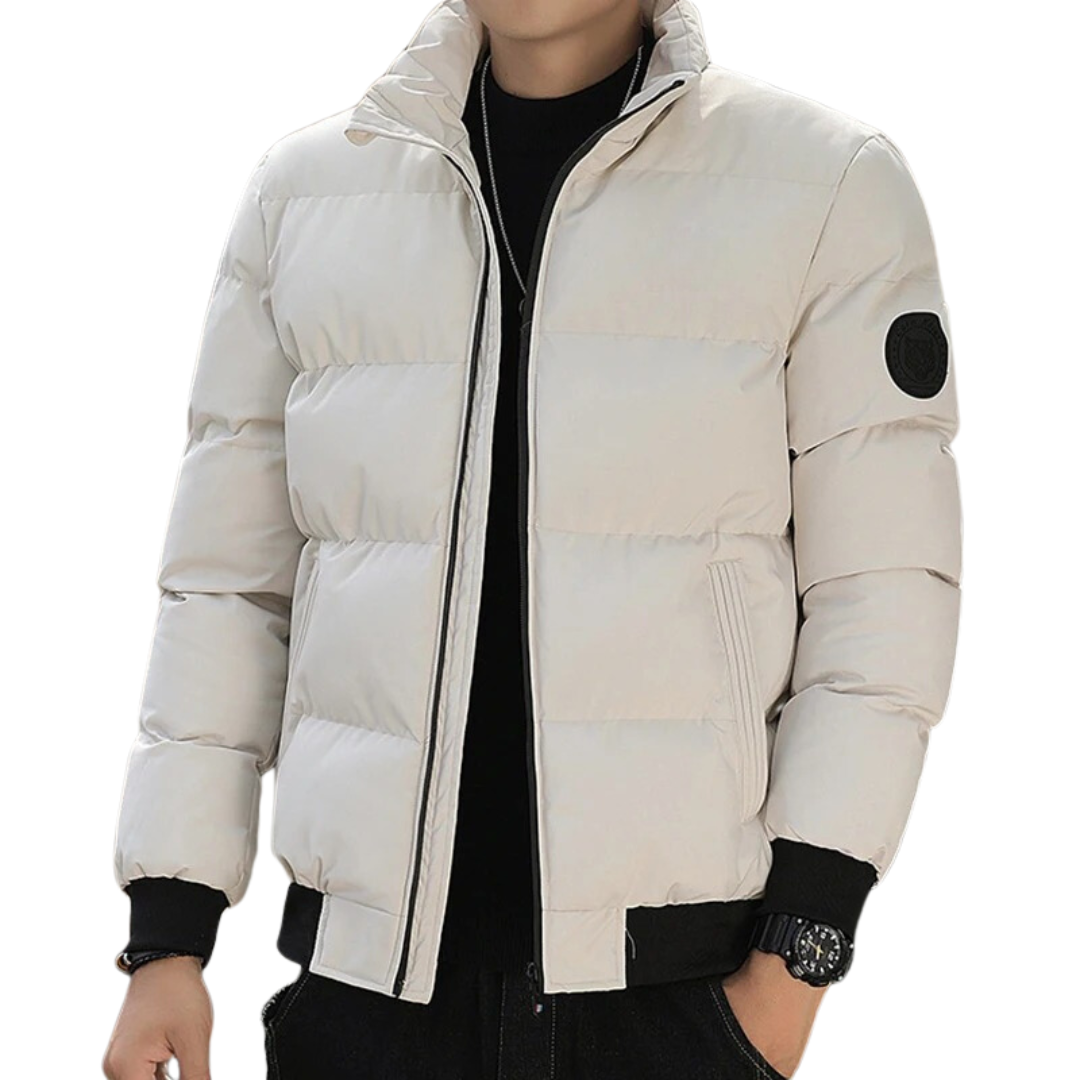 Gefütterte Winterjacke aus Baumwolle für Männer