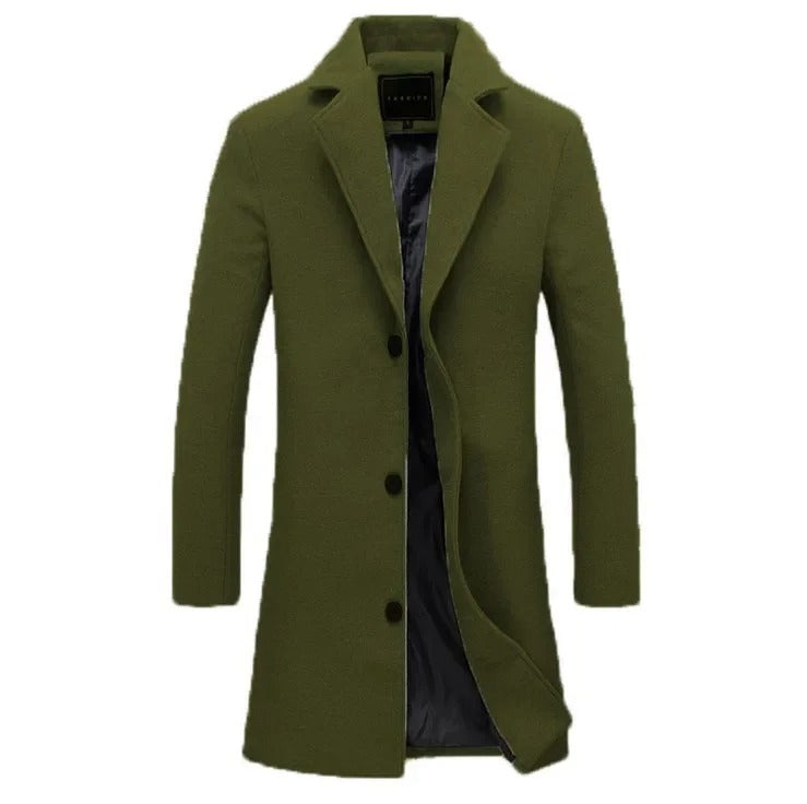Slim fit zakelijke herenjas