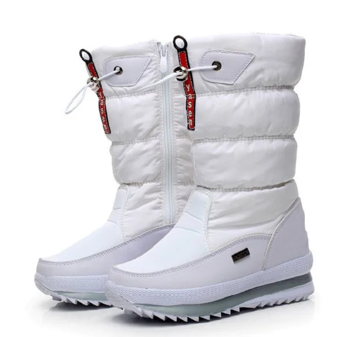 Dikke pluchen winterlaarzen voor dames
